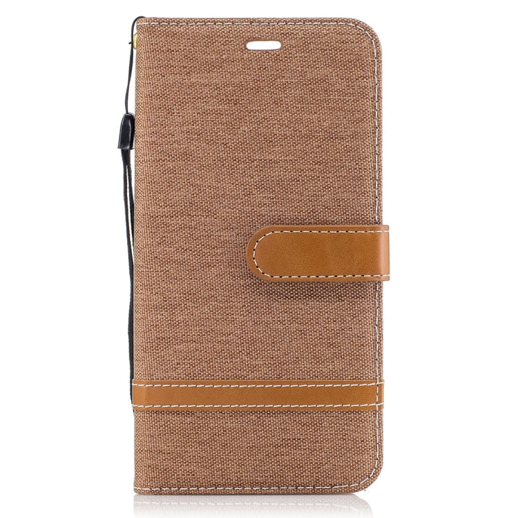 For Huawei  P10 Plus Denim Texture Leather Case with Holder & Card Slots & Wallet & Lanyard