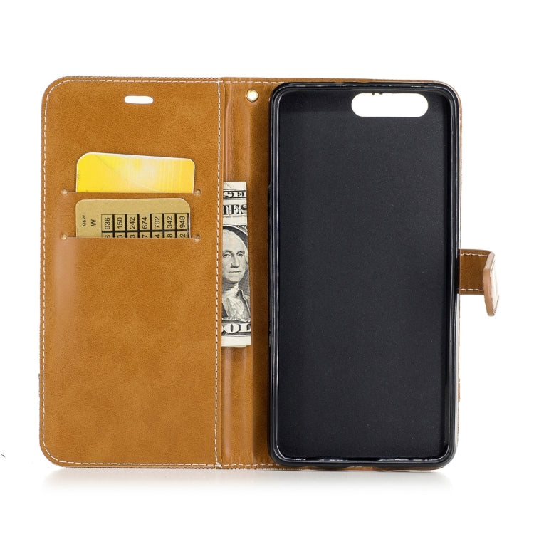 For Huawei  P10 Plus Denim Texture Leather Case with Holder & Card Slots & Wallet & Lanyard