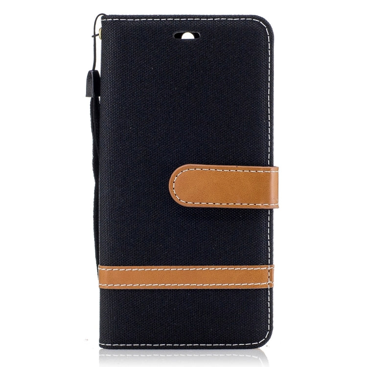 For Huawei  Y5 (2017) Denim Texture Leather Case with Holder & Card Slots & Wallet & Lanyard