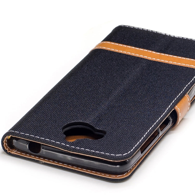 For Huawei  Y5 (2017) Denim Texture Leather Case with Holder & Card Slots & Wallet & Lanyard