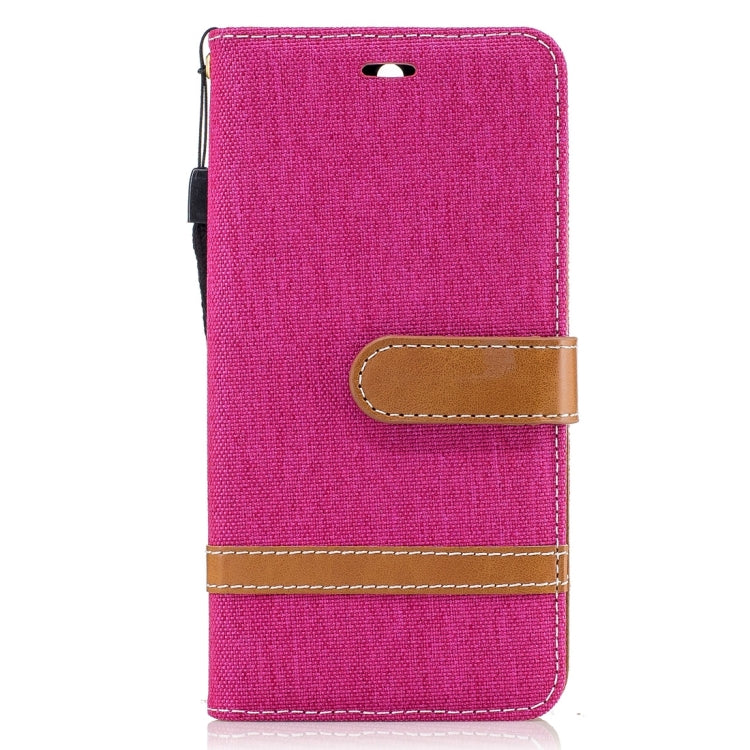 For Huawei  Y5 (2017) Denim Texture Leather Case with Holder & Card Slots & Wallet & Lanyard