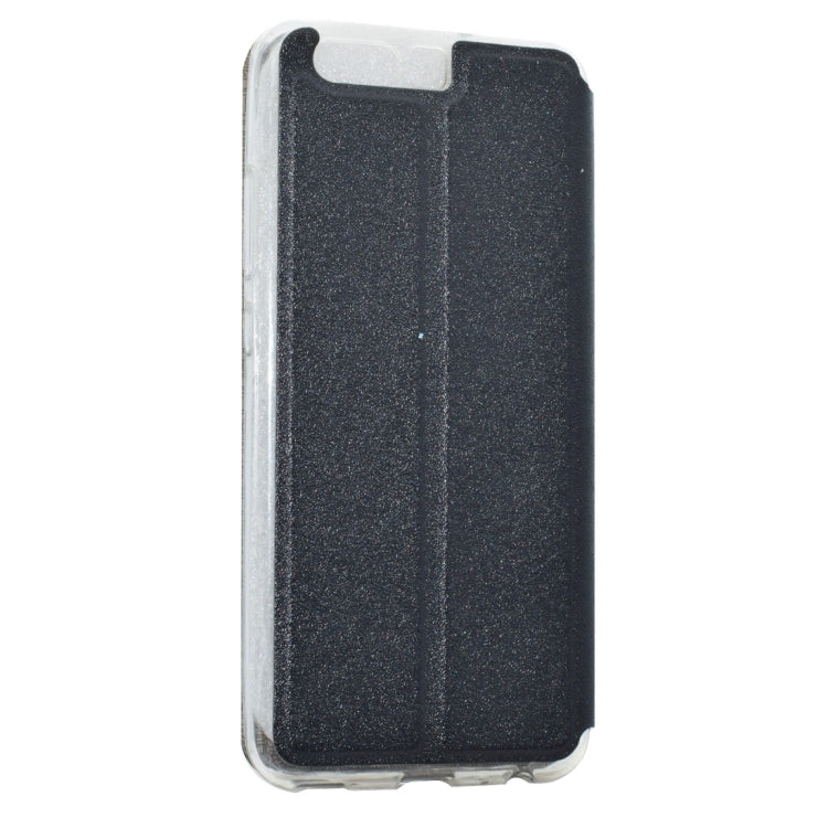 For Huawei  P10  Frosted Texture Horizontal Flip Leather Case with Call Display ID & SlideUnlock Slip & Holder