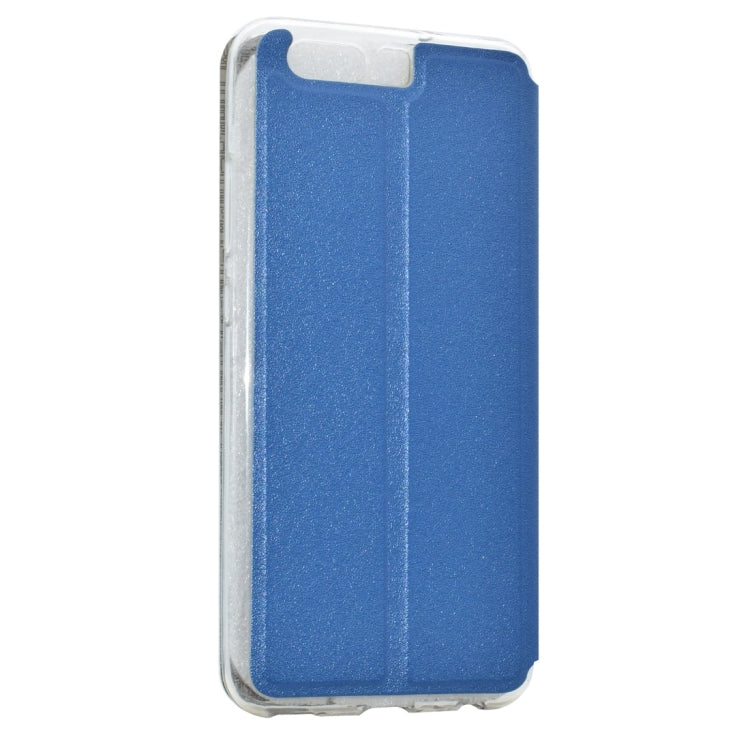 For Huawei  P10  Frosted Texture Horizontal Flip Leather Case with Call Display ID & SlideUnlock Slip & Holder