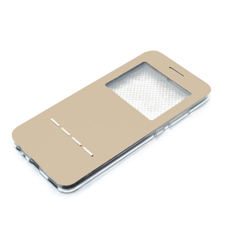 For Huawei  P10 Plus Frosted Texture Horizontal Flip Leather Case with Call Display ID & SlideUnlock Slip & Holder