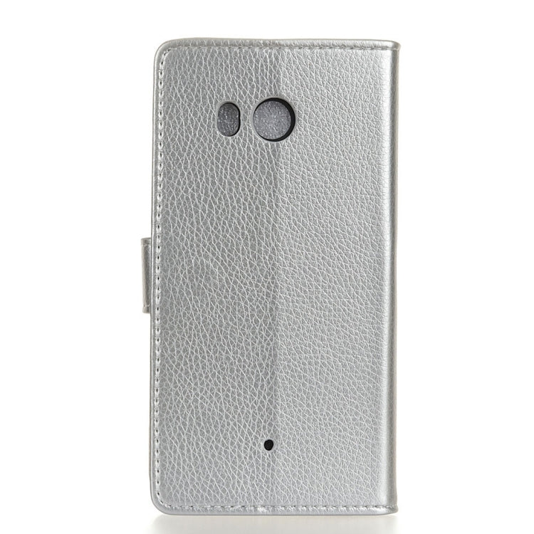 For HTC U11 Litchi Texture Horizontal Flip Leather Case with Holder & Card Slots & Wallet & Photo Frame