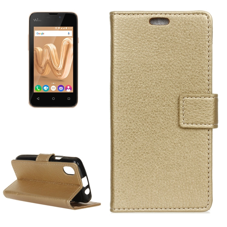 For Wiko SUNNY MAX Litchi Texture Horizontal Flip Leather Case with Holder & Card Slots & Wallet & Photo Frame