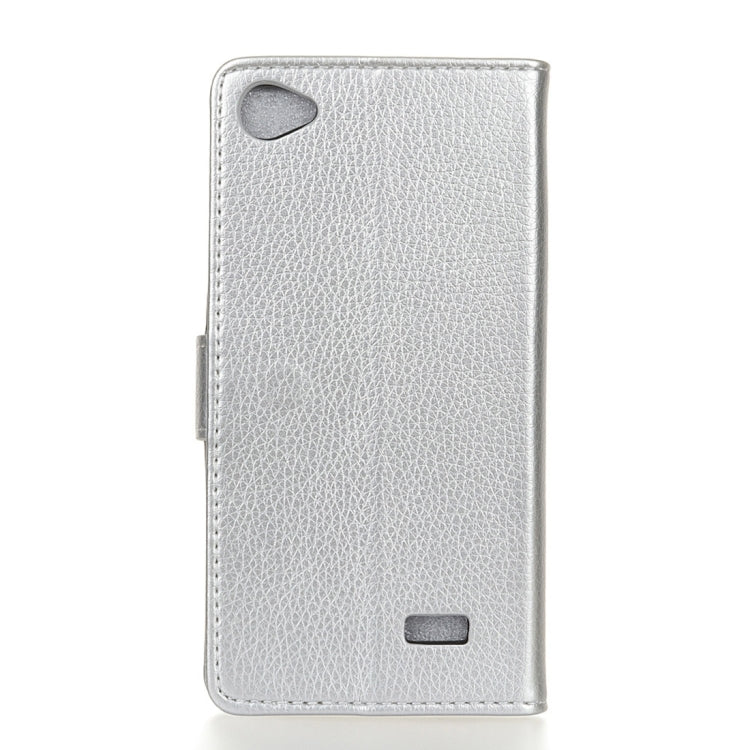 For Acer Liquid Z6E Litchi Texture Horizontal Flip Leather Case with Holder & Card Slots & Wallet & Photo Frame