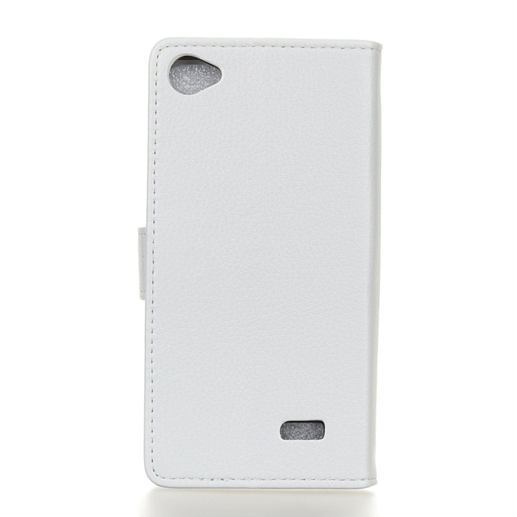 For Acer Liquid Z6E Litchi Texture Horizontal Flip Leather Case with Holder & Card Slots & Wallet & Photo Frame
