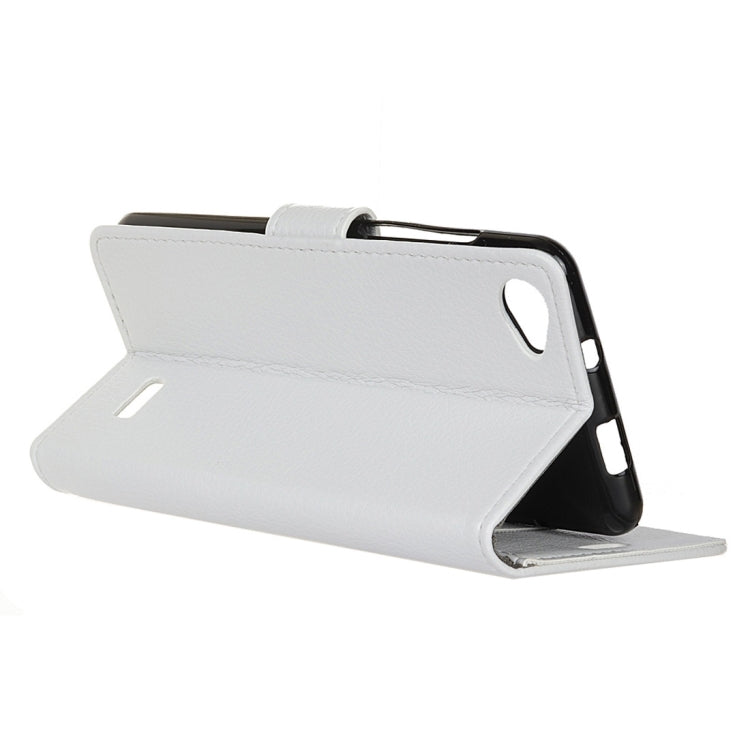 For Acer Liquid Z6E Litchi Texture Horizontal Flip Leather Case with Holder & Card Slots & Wallet & Photo Frame