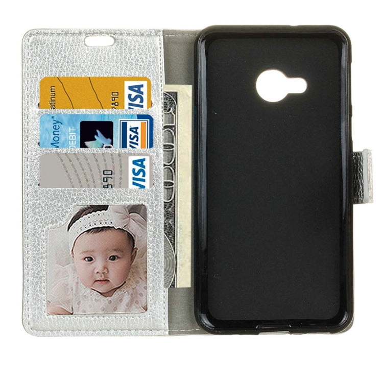 For HTC U Play Litchi Texture Horizontal Flip Leather Case with Holder & Card Slots & Wallet & Photo Frame