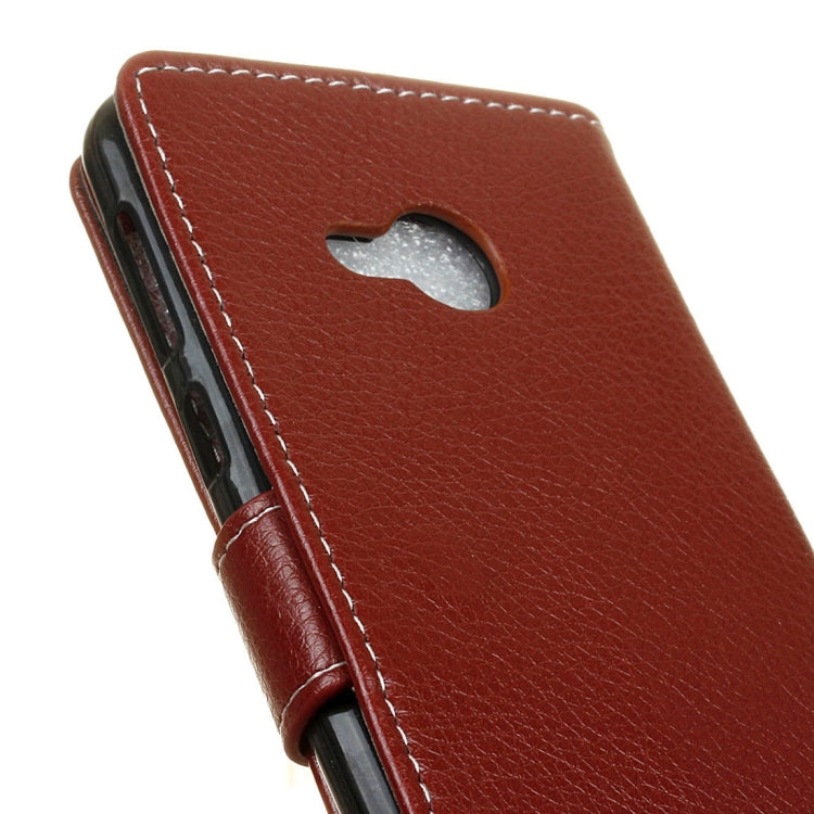 For HTC U Play Litchi Texture Horizontal Flip Leather Case with Holder & Card Slots & Wallet & Photo Frame