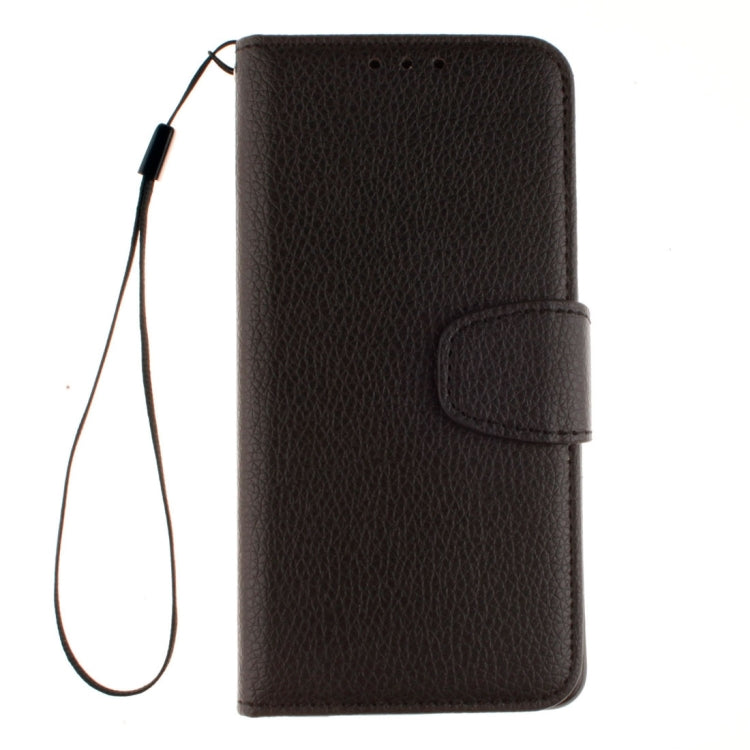 For OnePlus X Litchi Texture Horizontal Flip PU Leather Case with Holder & Card Slots & Wallet & Photo Frame & Lanyard