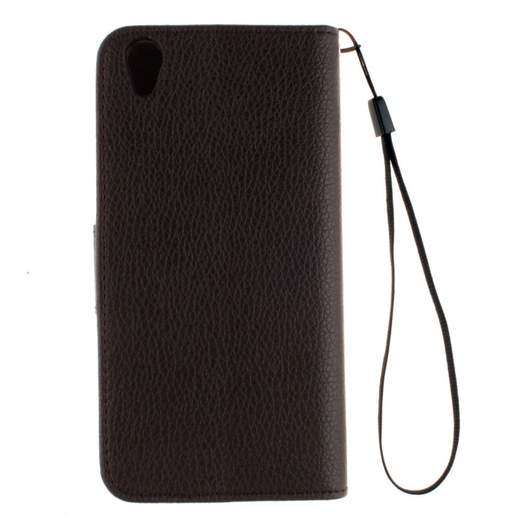 For OnePlus X Litchi Texture Horizontal Flip PU Leather Case with Holder & Card Slots & Wallet & Photo Frame & Lanyard