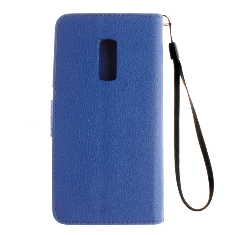 For OnePuls Two Litchi Texture Horizontal Flip PU Leather Case with Holder & Card Slots & Wallet & Photo Frame & Lanyard