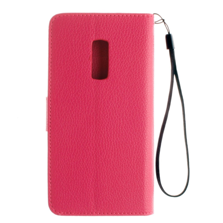For OnePuls Two Litchi Texture Horizontal Flip PU Leather Case with Holder & Card Slots & Wallet & Photo Frame & Lanyard