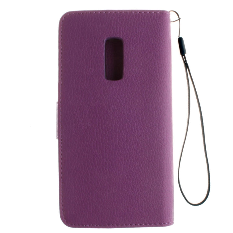 For OnePuls Two Litchi Texture Horizontal Flip PU Leather Case with Holder & Card Slots & Wallet & Photo Frame & Lanyard