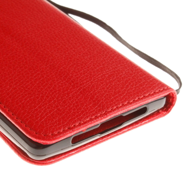 For OnePuls Two Litchi Texture Horizontal Flip PU Leather Case with Holder & Card Slots & Wallet & Photo Frame & Lanyard
