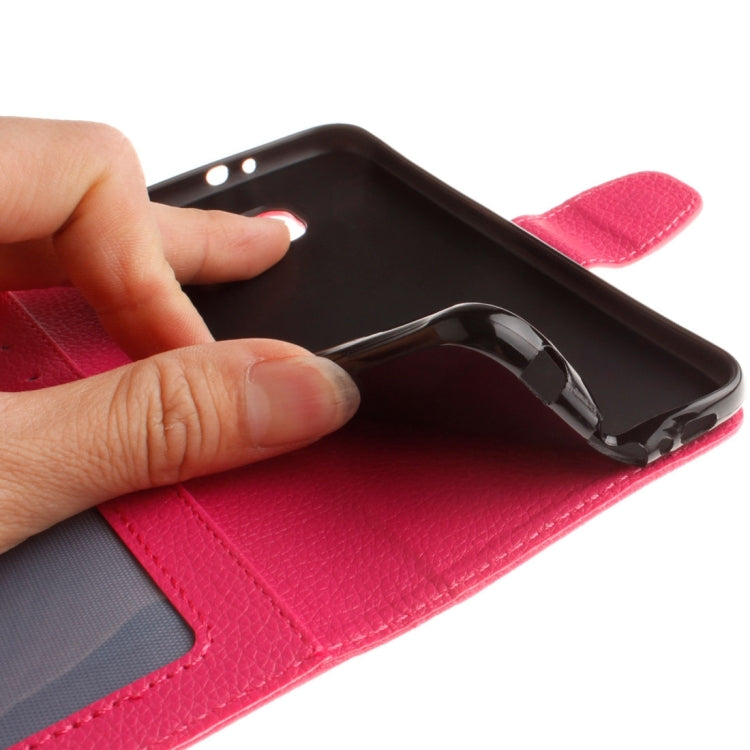 For Sony Xperia M5 LItchi Texture Horizontal Flip PU Leather Case with Holder & Card Slots & Wallet & Photo Frame & Lanyard