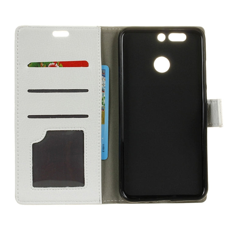 For Huawei  Nova 2 Plus Litchi Texture Horizontal Flip Leather Case with Holder & Card Slots & Wallet & Photo Frame