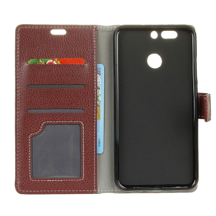 For Huawei  Nova 2 Litchi Texture Horizontal Flip Leather Case with Holder & Card Slots & Wallet & Photo Frame