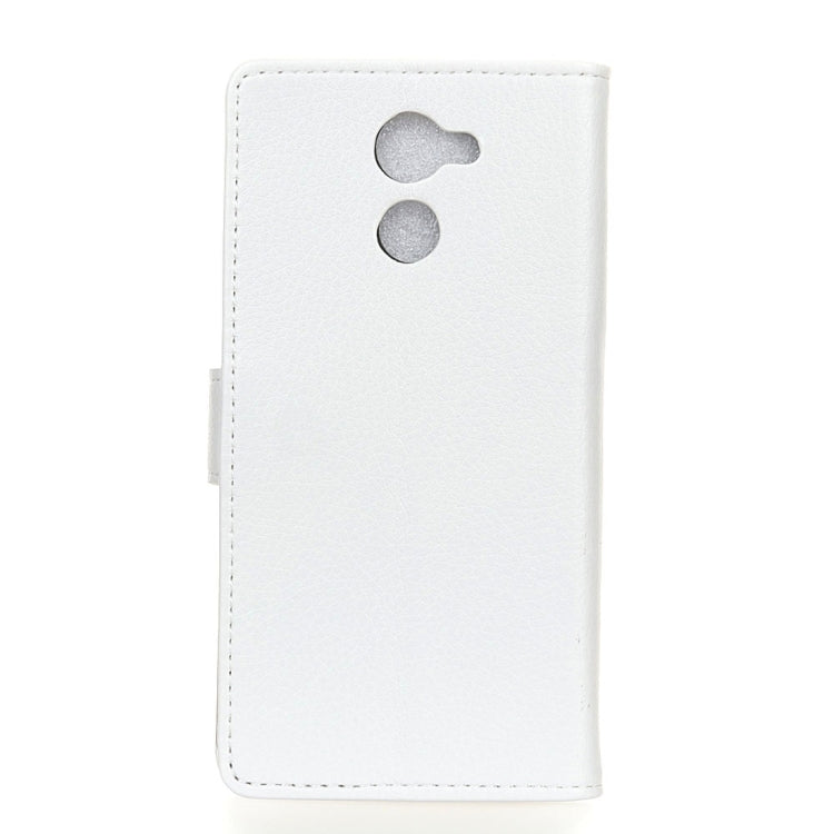 For Vodafone Smart V8 Litchi Texture Horizontal Flip Leather Case with Holder & Card Slots & Wallet & Photo Frame