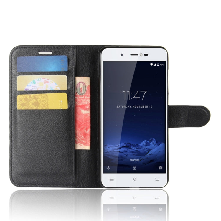For CUBOT  Note Plus Litchi Texture Horizontal Flip Leather Case with Holder & Card Slots & Wallet