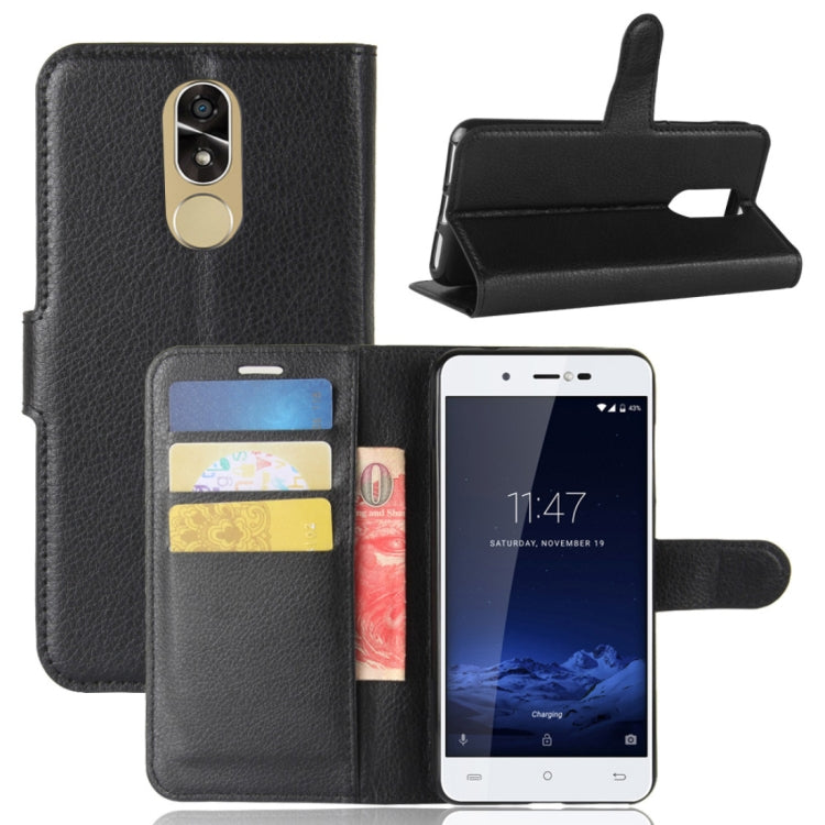 For CUBOT  Note Plus Litchi Texture Horizontal Flip Leather Case with Holder & Card Slots & Wallet