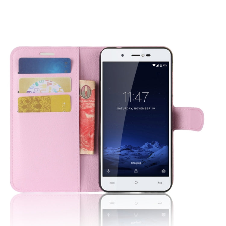 For CUBOT  Note Plus Litchi Texture Horizontal Flip Leather Case with Holder & Card Slots & Wallet