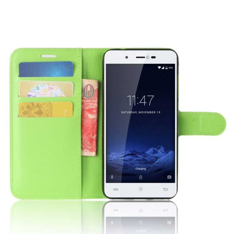 For CUBOT  Note Plus Litchi Texture Horizontal Flip Leather Case with Holder & Card Slots & Wallet