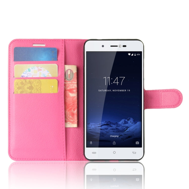 For CUBOT  Note Plus Litchi Texture Horizontal Flip Leather Case with Holder & Card Slots & Wallet