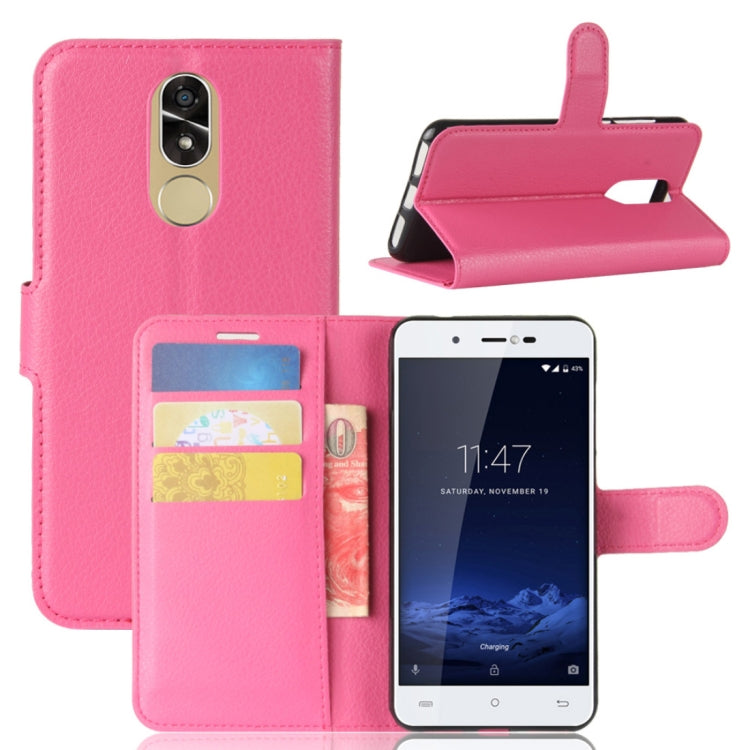 For CUBOT  Note Plus Litchi Texture Horizontal Flip Leather Case with Holder & Card Slots & Wallet
