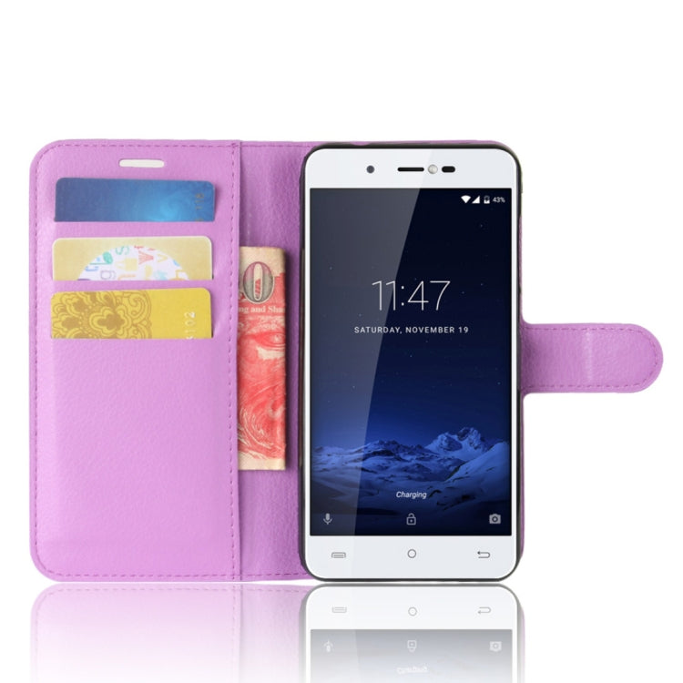 For CUBOT  Note Plus Litchi Texture Horizontal Flip Leather Case with Holder & Card Slots & Wallet