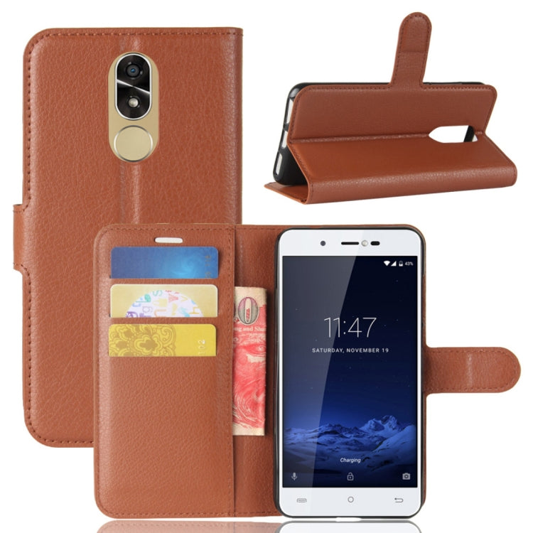 For CUBOT  Note Plus Litchi Texture Horizontal Flip Leather Case with Holder & Card Slots & Wallet