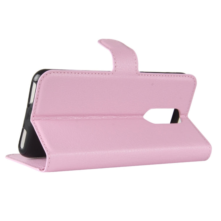 For CUBOT  R9 Litchi Texture Horizontal Flip Leather Case with Holder & Card Slots & Wallet