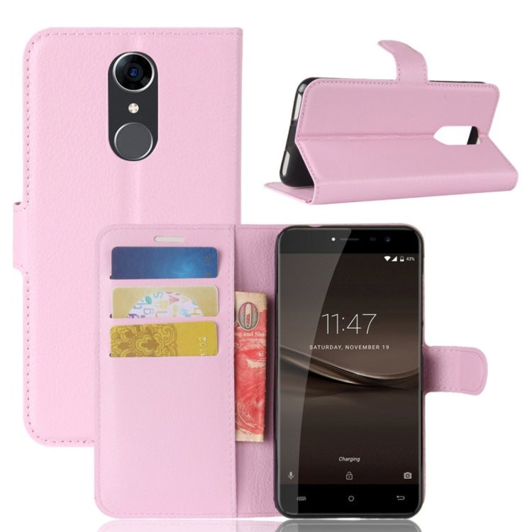 For CUBOT  R9 Litchi Texture Horizontal Flip Leather Case with Holder & Card Slots & Wallet