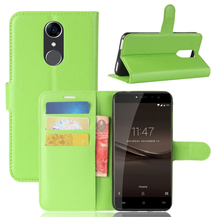 For CUBOT  R9 Litchi Texture Horizontal Flip Leather Case with Holder & Card Slots & Wallet