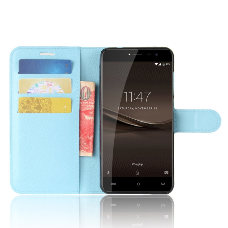 For CUBOT  R9 Litchi Texture Horizontal Flip Leather Case with Holder & Card Slots & Wallet