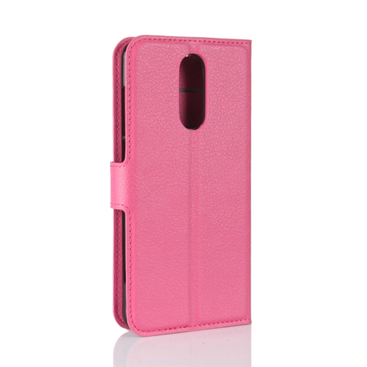 For CUBOT  R9 Litchi Texture Horizontal Flip Leather Case with Holder & Card Slots & Wallet