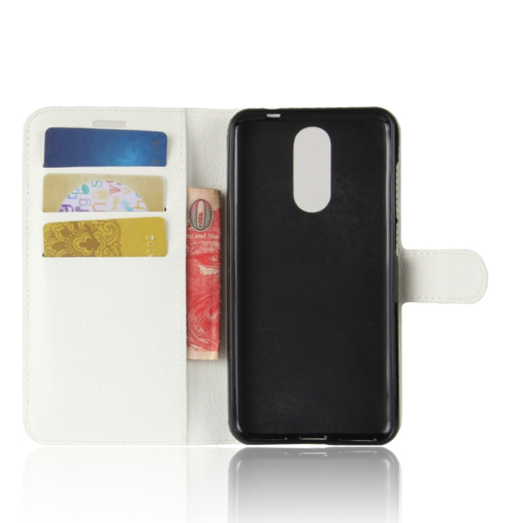 For CUBOT  R9 Litchi Texture Horizontal Flip Leather Case with Holder & Card Slots & Wallet
