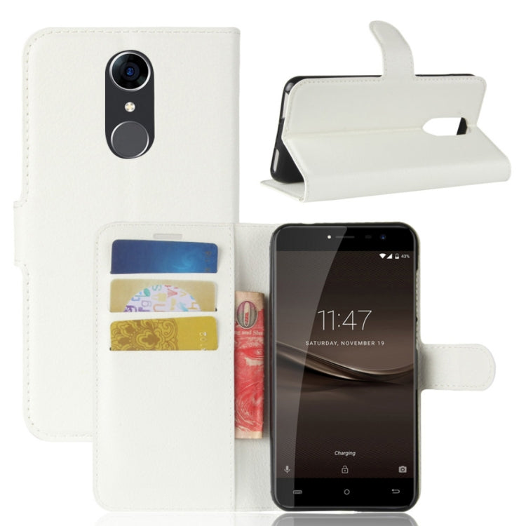 For CUBOT  R9 Litchi Texture Horizontal Flip Leather Case with Holder & Card Slots & Wallet