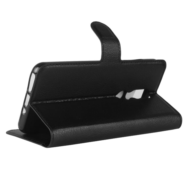 Litchi Texture Horizontal Flip Leather Case for Wiko VIEW PRIME, with Holder & Card Slots & Wallet