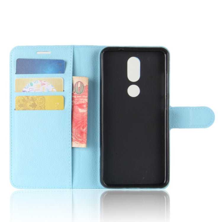 Litchi Texture Horizontal Flip Leather Case for Wiko VIEW PRIME, with Holder & Card Slots & Wallet