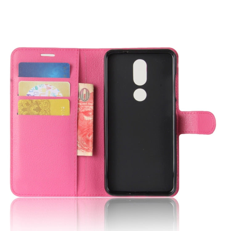 Litchi Texture Horizontal Flip Leather Case for Wiko VIEW PRIME, with Holder & Card Slots & Wallet
