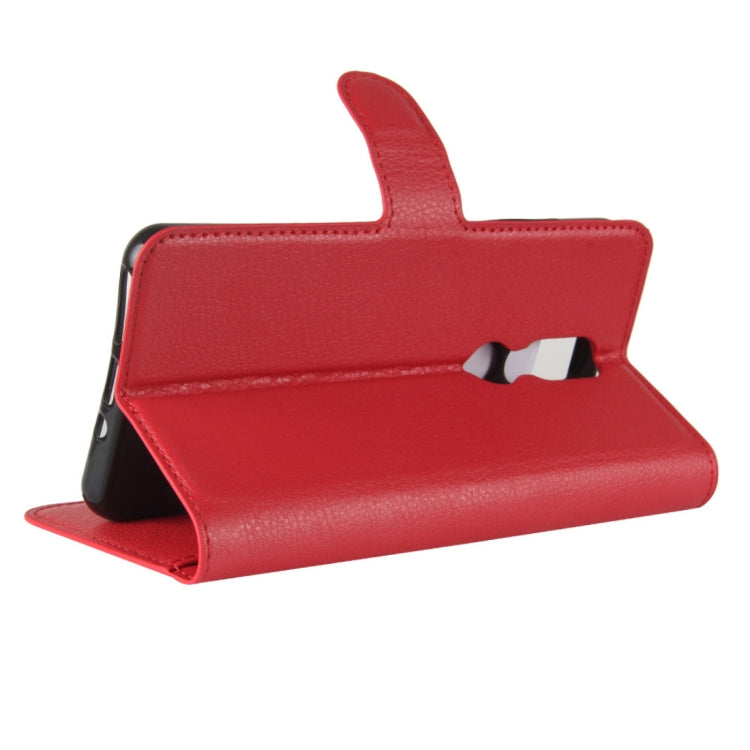 Litchi Texture Horizontal Flip Leather Case for Wiko VIEW PRIME, with Holder & Card Slots & Wallet