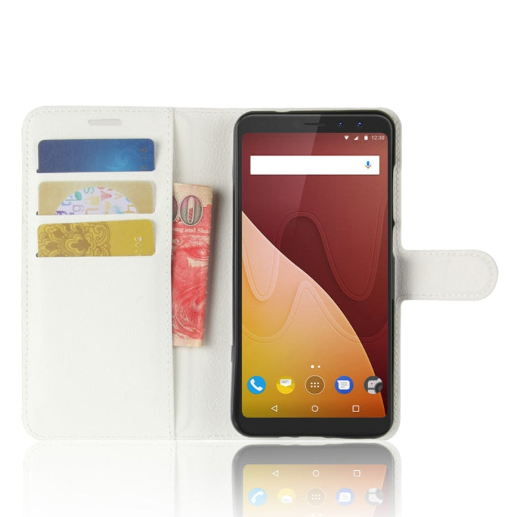 Litchi Texture Horizontal Flip Leather Case for Wiko VIEW PRIME, with Holder & Card Slots & Wallet