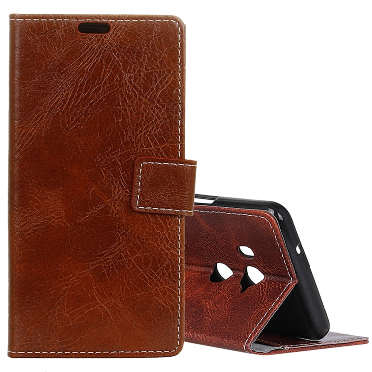 For HTC U11 Plus Retro Crazy Horse Texture Horizontal Flip Leather Case with Card Slots & Holder & Wallet & Photo Frame