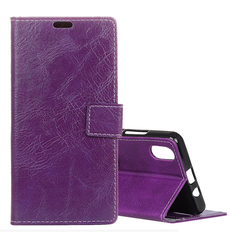 Wiko LENNY 4 Plus Retro Crazy Horse Texture Horizontal Flip Leather Case with Holder & Card Slots & Wallet & Photo Frame