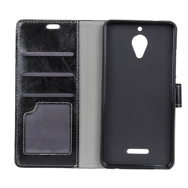 Wiko TOMMY 2 Plus Retro Crazy Horse Texture Horizontal Flip Leather Case with Holder & Card Slots & Wallet & Photo Frame