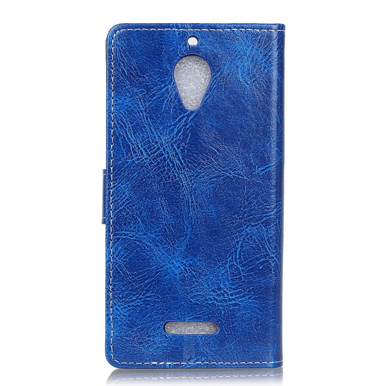 Wiko TOMMY 2 Plus Retro Crazy Horse Texture Horizontal Flip Leather Case with Holder & Card Slots & Wallet & Photo Frame