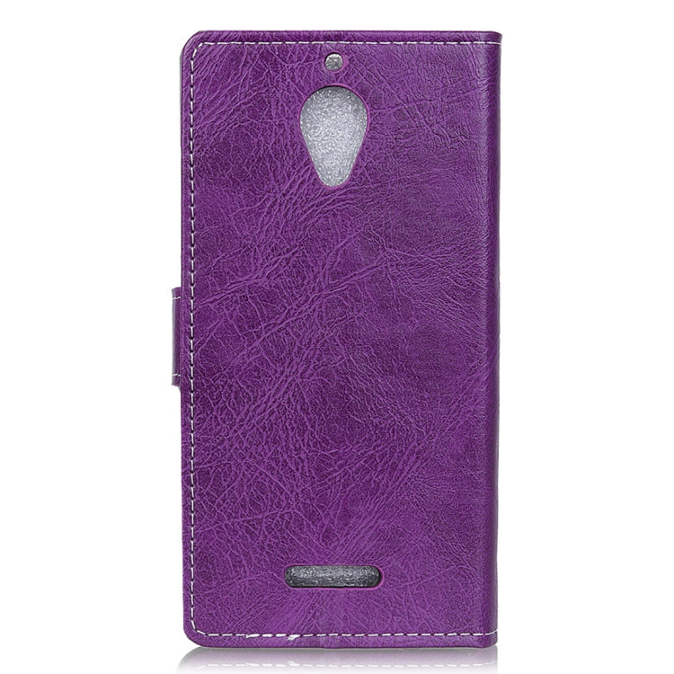 Wiko TOMMY 2 Plus Retro Crazy Horse Texture Horizontal Flip Leather Case with Holder & Card Slots & Wallet & Photo Frame